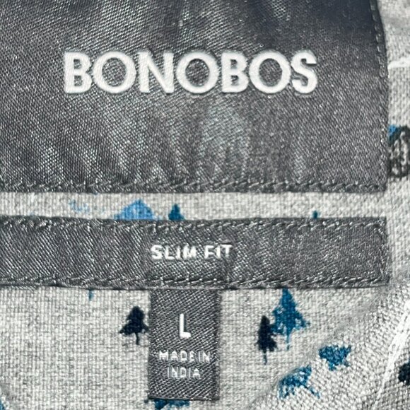 Bonobos Lot of 3 Cotton/Flannel Men's Large Slim Fit Shirts - Excel. Condition - Picture 16 of 16